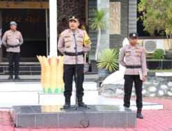 Kapolres Aceh Besar Ingatkan Pentingnya Koordinasi Kesiapan Pengamanan Pemilu 2024