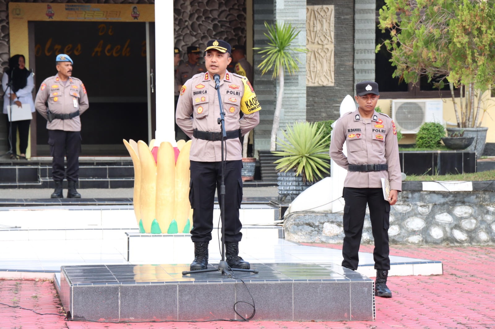 Kapolres Aceh Besar Ingatkan Pentingnya Koordinasi Kesiapan Pengamanan Pemilu 2024
