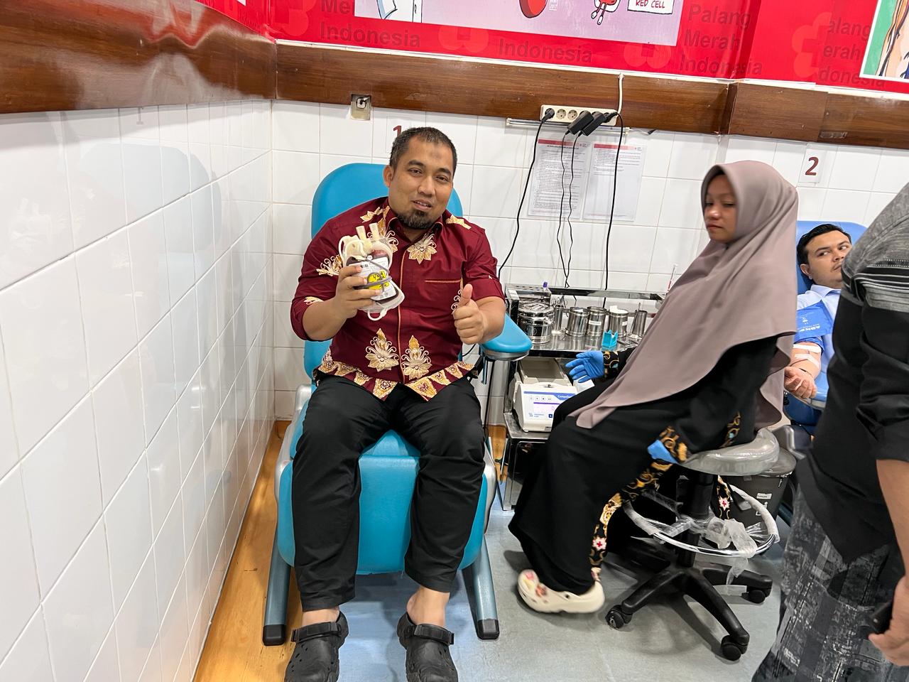 Pj Bupati Muhammad Iswanto Kembali Ajak ASN Aceh Besar untuk Donor Darah