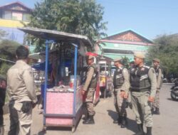 Satpol PP WH Banda Aceh Lakukan Pengawasan Secara Berkala disekitar Masjid Raya Baiturrahman