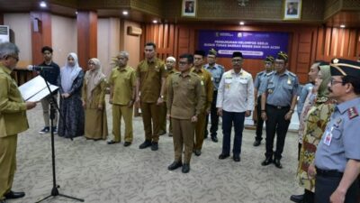 Sekda Kukuhkan Pokja Gugus Tugas Bisnis dan HAM Aceh