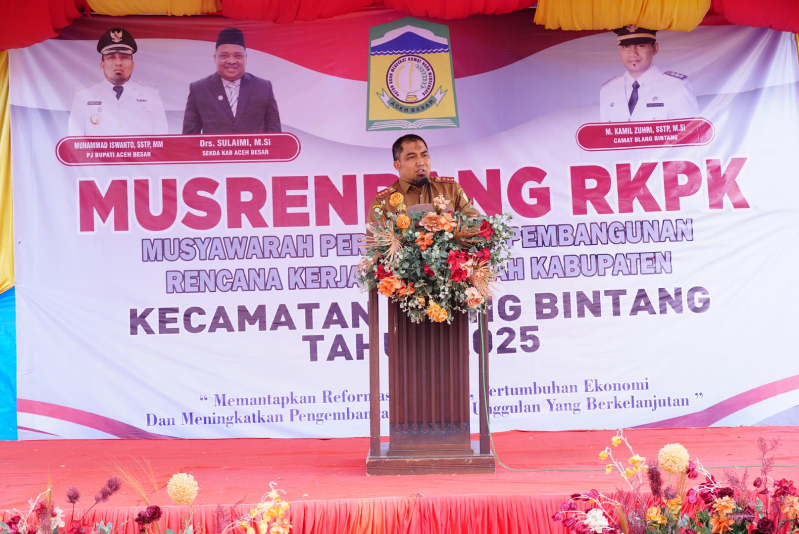 Pj Bupati Aceh Besar Buka Musrenbang RKPD Perdana Kecamatan Tahun 2025