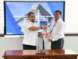 Pj Bupati Serahkan LKPD Aceh Besar Tahun Anggaran 2023 ke BPK RI