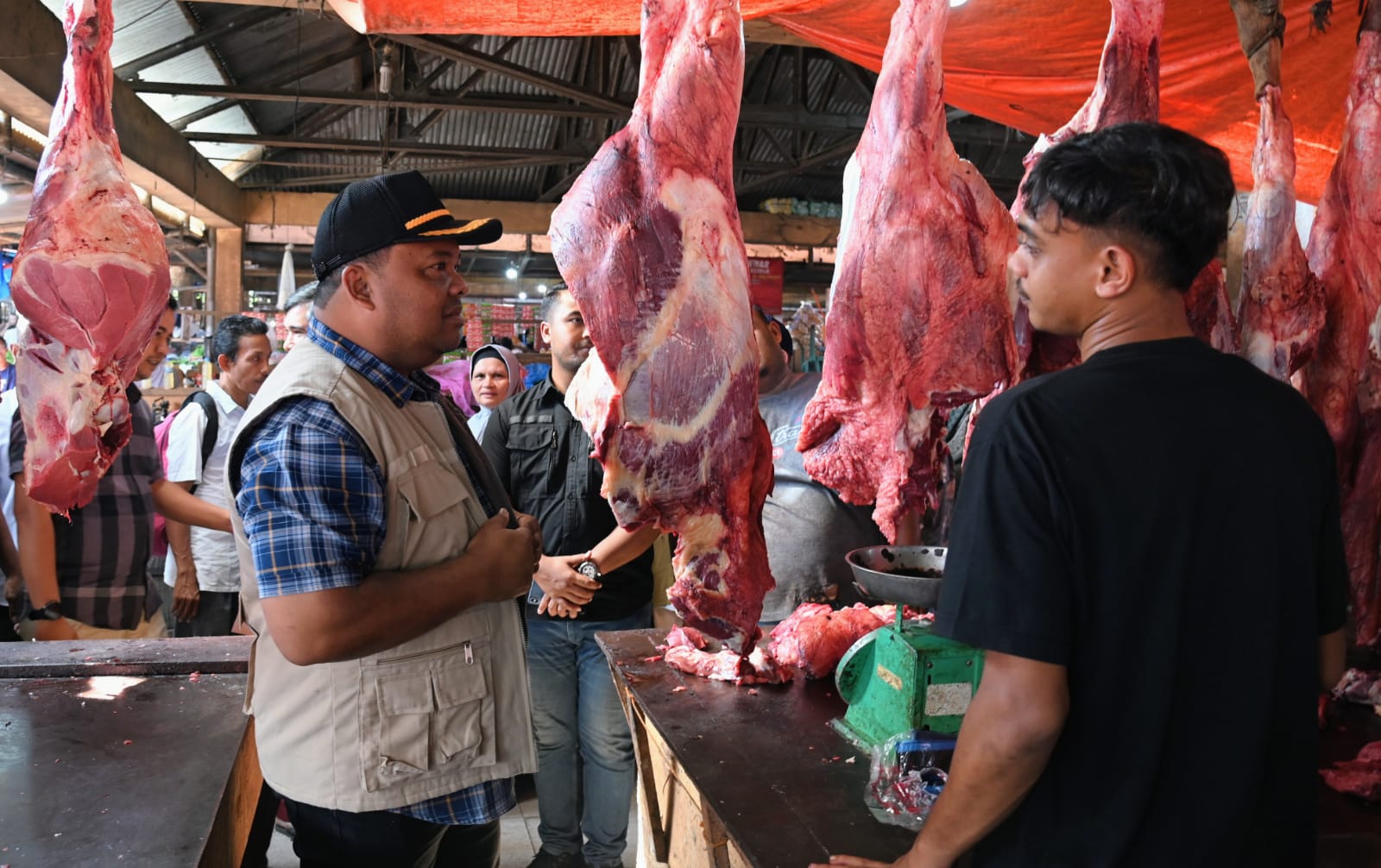Jelang Ramadhan, Sekdakab Aceh Besar Tinjau Pasar Induk Lambaro