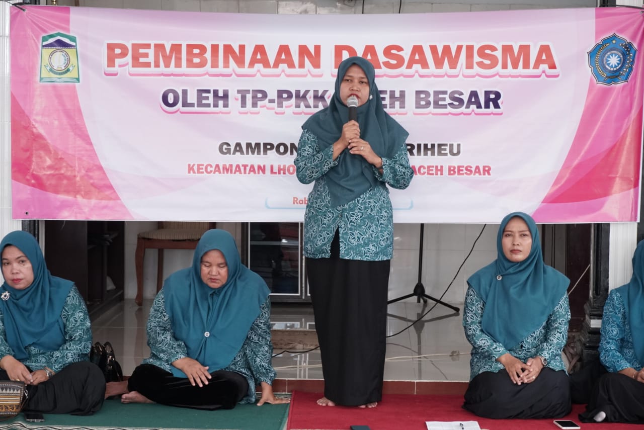 TP-PKK Aceh Besar Gelar Pembinaan Dasawisma di Gampong Lamgeuriheu Lhoong