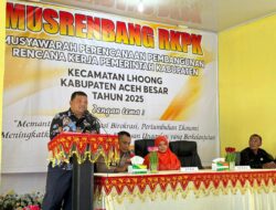 Buka Musrenbang Lhoong, Sekda Sulaimi Minta Jangan Ceremonial Semata