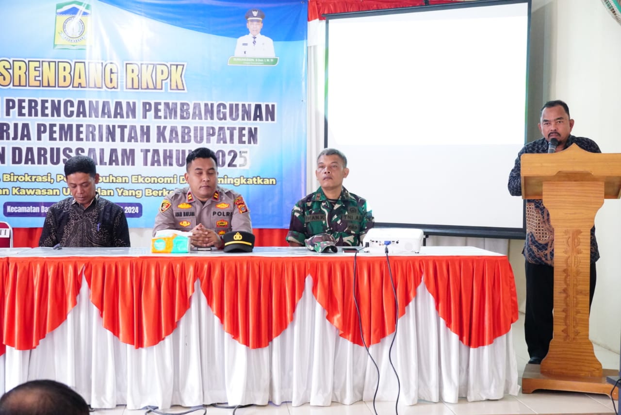 Asisten II Sekda Aceh Besar Buka Musrenbang Kecamatan Darussalam
