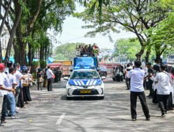 Penyambutan Piala Adipura XI : Dishub Kota Banda Aceh Amankan dan Atur Lalu Lintas