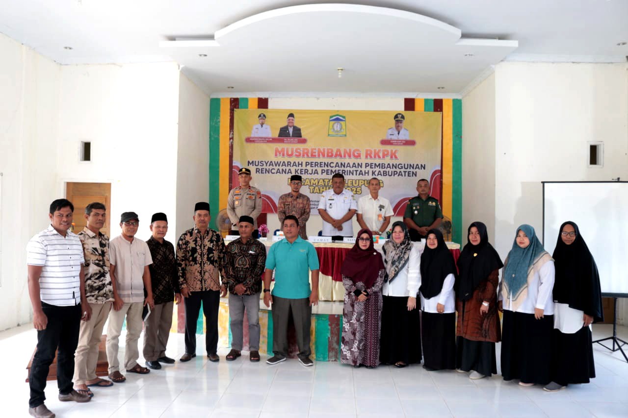 Danramil 19/Leupung Hadiri Musrenbang RKPK Tahun 2025 di Kantor Camat Leupung
