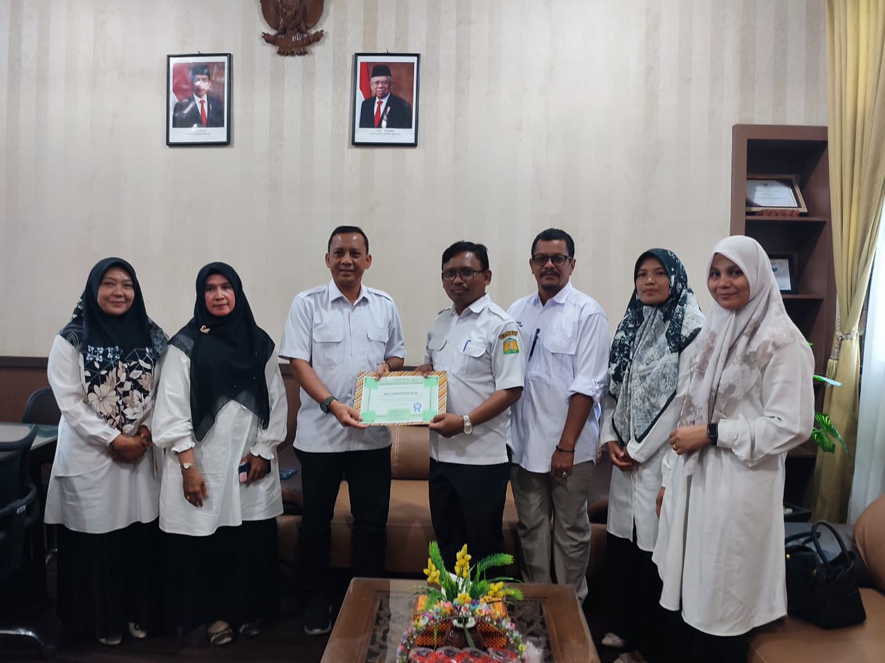 Dinas Pangan Aceh Besar Terima Penghargaan OKKP-D
