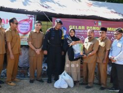 Pemkab Aceh Besar dan Brimob Polda Aceh Gelar Bazar Pangan Murah di Ladong