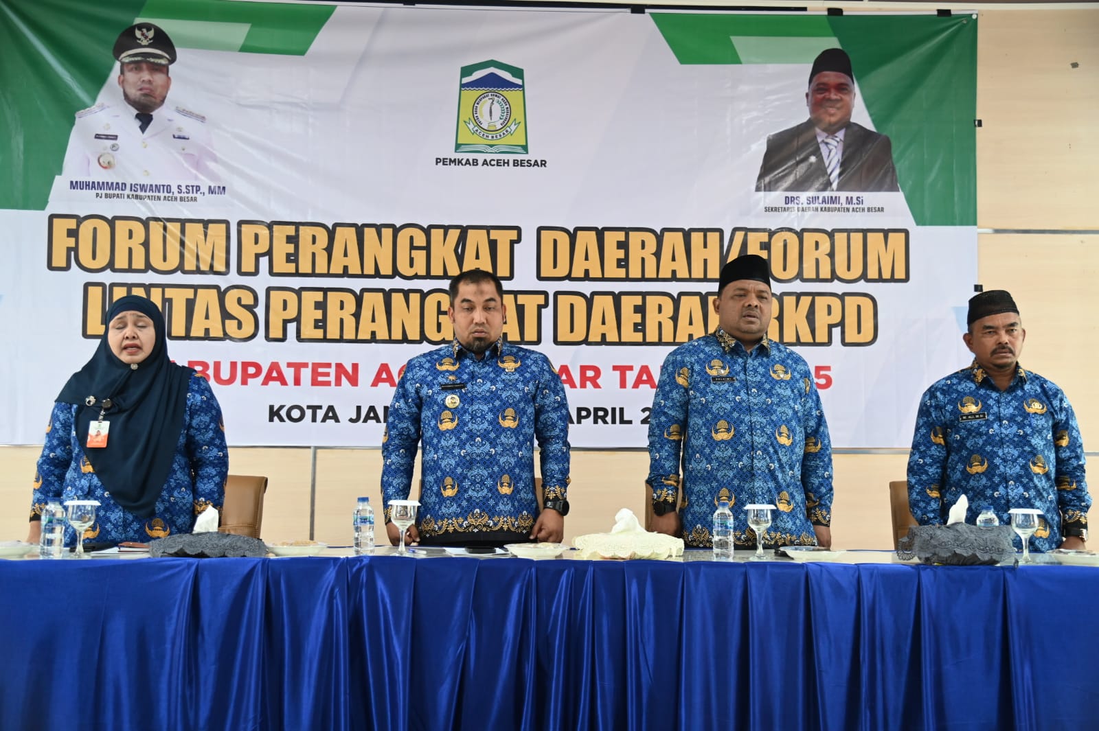 Rampungkan RKPD Tahun 2025, Pj Bupati Aceh Besar Buka Forum Perangkat Daerah