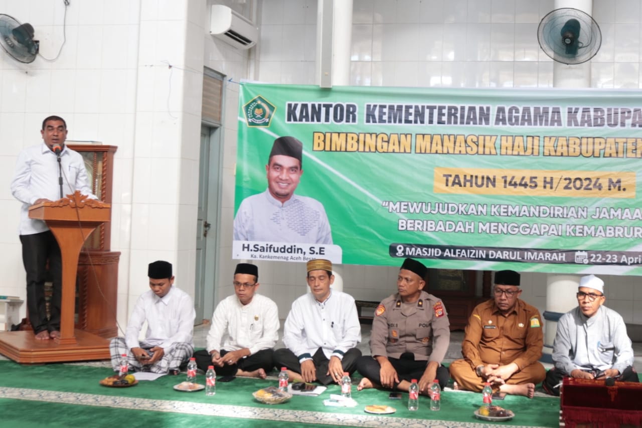 394 JCH Aceh Besar Ikut Bimbingan dan Manasik Haji 2024