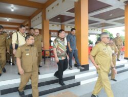 Bersama Pj Gubernur Aceh, Pj Bupati Iswanto Sambut Kedatangan Irjen Kemendagri