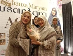 Cut Rezky Gunakan Gaun Khanza Maryam Pada Tour Nusantara di Aceh