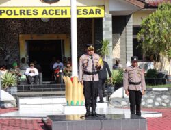 Sekda Aceh Besar Hadiri Apel Pasukan Operasi Ketupat Seulawah