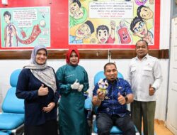 Pj Bupati Muhammad Iswanto Pimpin Donor Darah HUT ke-40 Kota Jantho