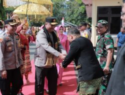 Pj Bupati Muhammad Iswanto Sambut Kunker Kapolda di Mapolres Aceh Besar