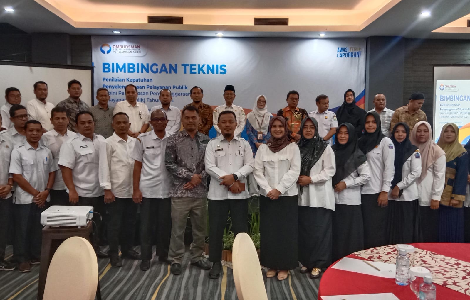 Aceh Besar Ikuti Bimtek Penilaian Kepatuhan Penyelenggaraan Pelayanan Publik