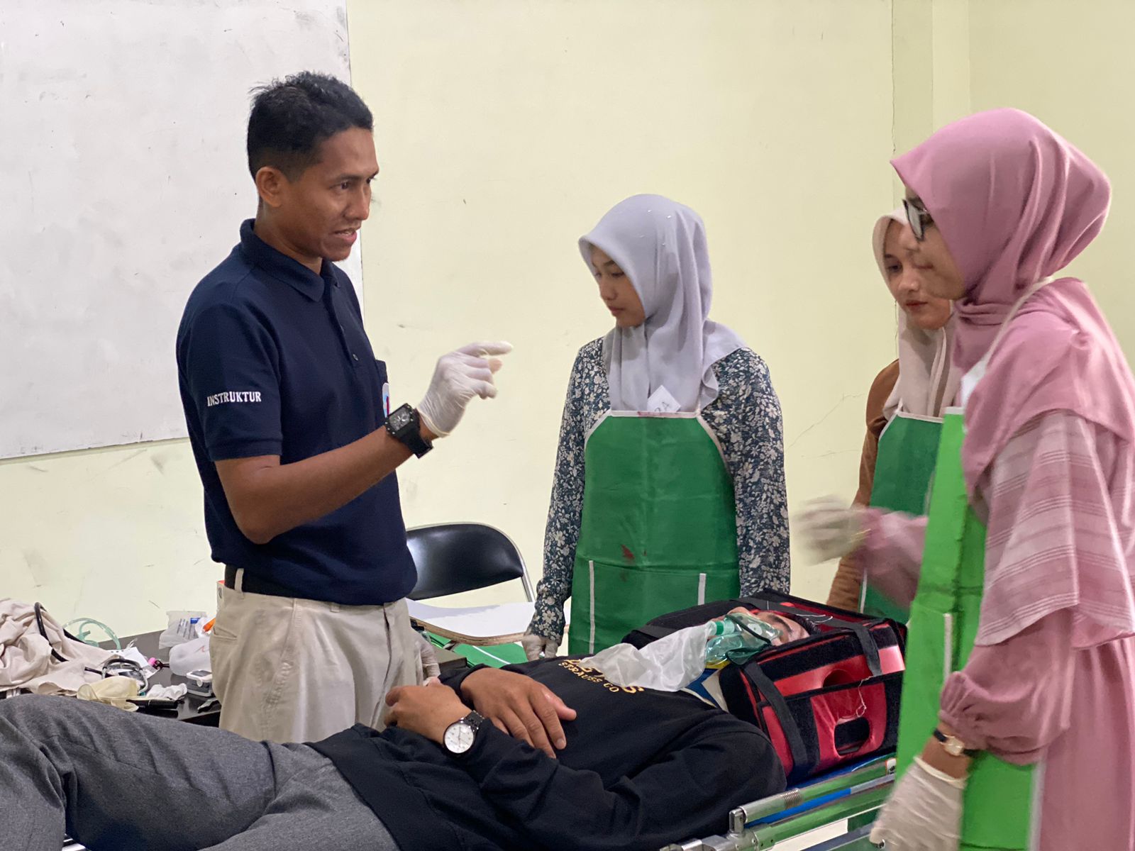 AGD 118 Gelar Pelatihan BTCLS di FIKES Abulyatama