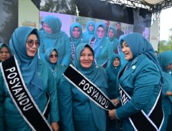 Cut Rezky Handayani Kukuhkan Ketua Posyandu Se-Aceh Besar