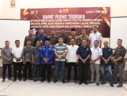 KIP Aceh Besar Tetapkan 40 Anggota DPRK 2024-2029: Langkah Penting Pascapemilu 2024