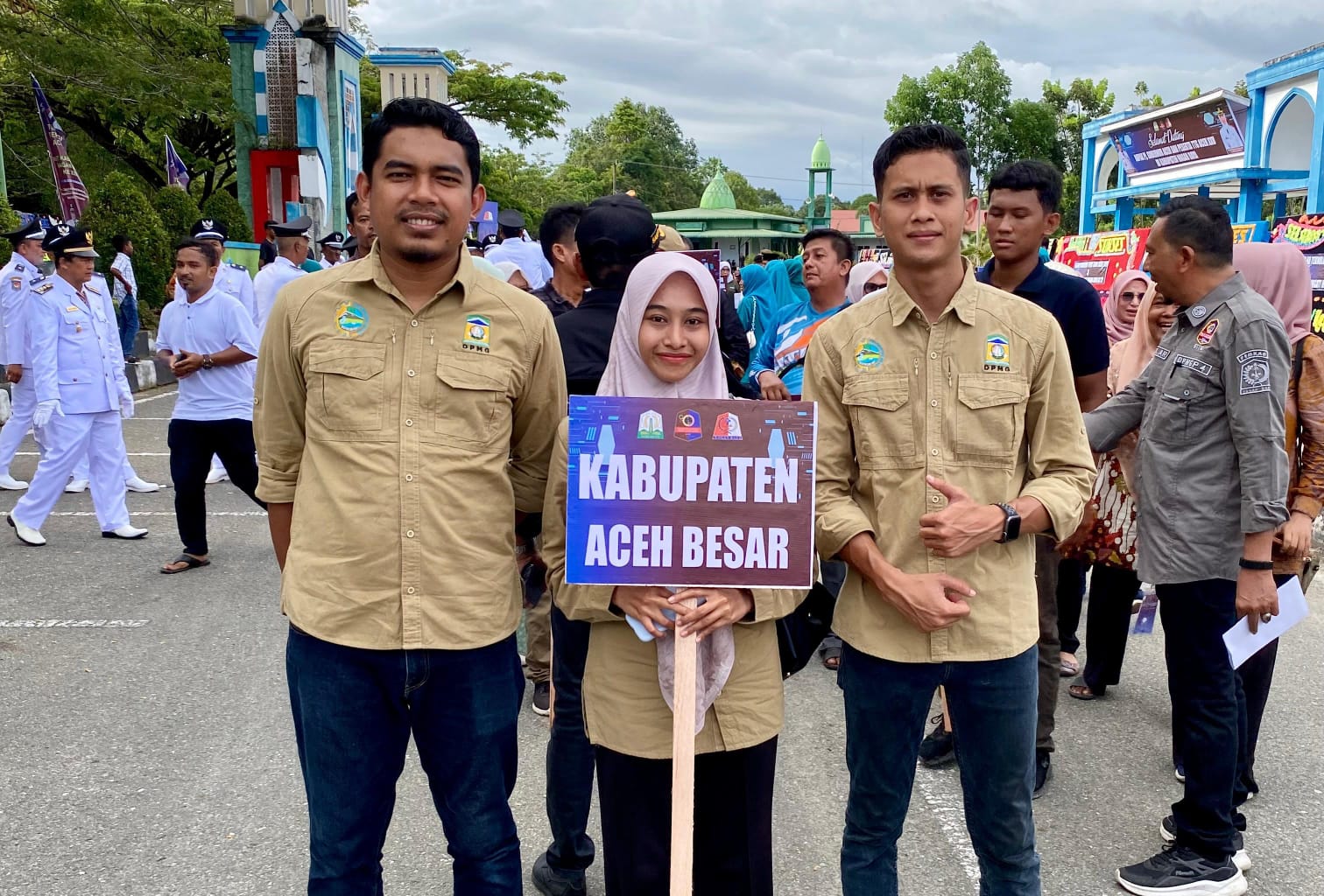 Kontingen Aceh Besar Ikuti Defile Teknologi Tepat Guna Ke-25 di Nagan Raya