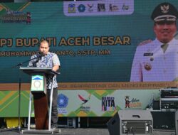 Pj Bupati Aceh Besar Buka Bazar UMKM Expo dalam Rangka HUT Kota Jantho ke-40
