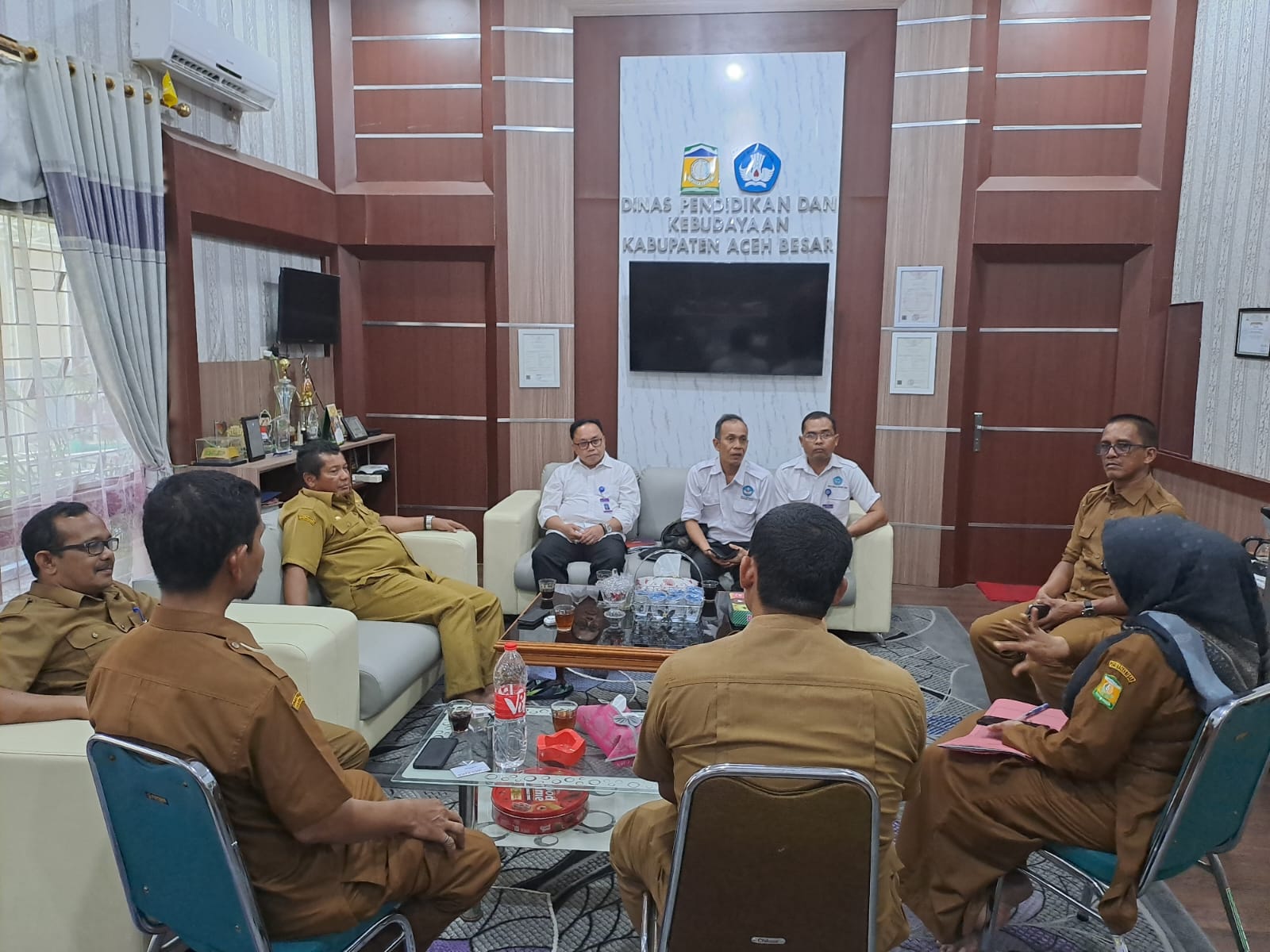Kadis Dikbud Aceh Besar Terima Audiensi Kepala Balai Bahasa Provinsi Aceh