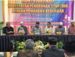 Sekda Aceh Besar Buka Rakor Percepatan Penurunan Stunting