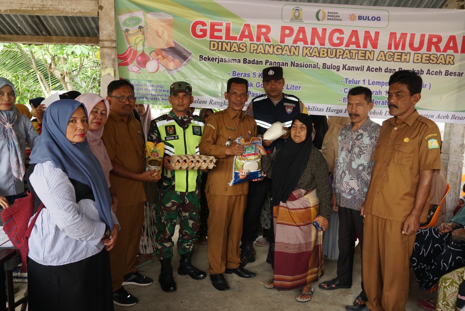 Pemkab Aceh Besar Lanjut Gelar Pangan Murah di Ie Alang Kuta Cot Glie
