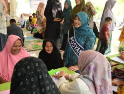 Pj Ketua Pembina Posyandu Aceh Besar Tinjau Posyandu Pasie Lamgarot