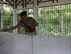 Peringati HUT ke-78 Bhayangkara, Polres Aceh Besar Gelar Upacara Ziarah Makam dan Tabur Bunga