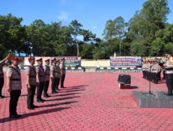 Kapolres Aceh Besar Pimpin Sertijab Sejumlah Pejabat Polres