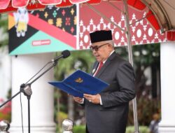 Pj Gubernur Aceh Inspektur Upacara Hari Lahir Pancasila