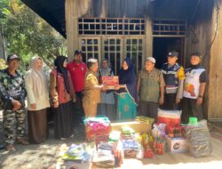 Dinas Sosial Aceh Besar Salurkan Bantuan Masa Panik untuk Korban Kebakaran di Pasar Seulimeum