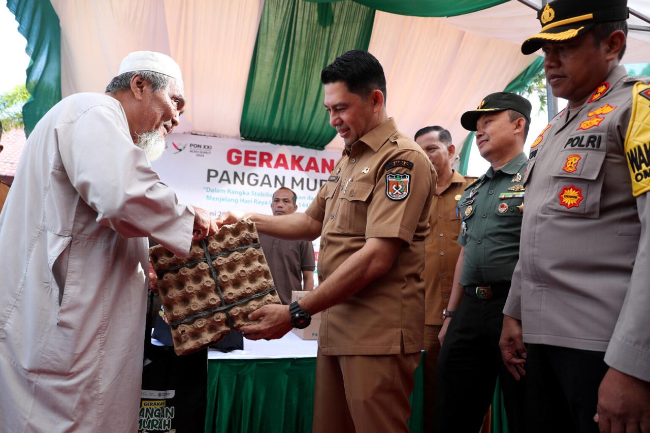 Pj Sekda Kota Banda Aceh Pantau Gerakan Pangan Murah