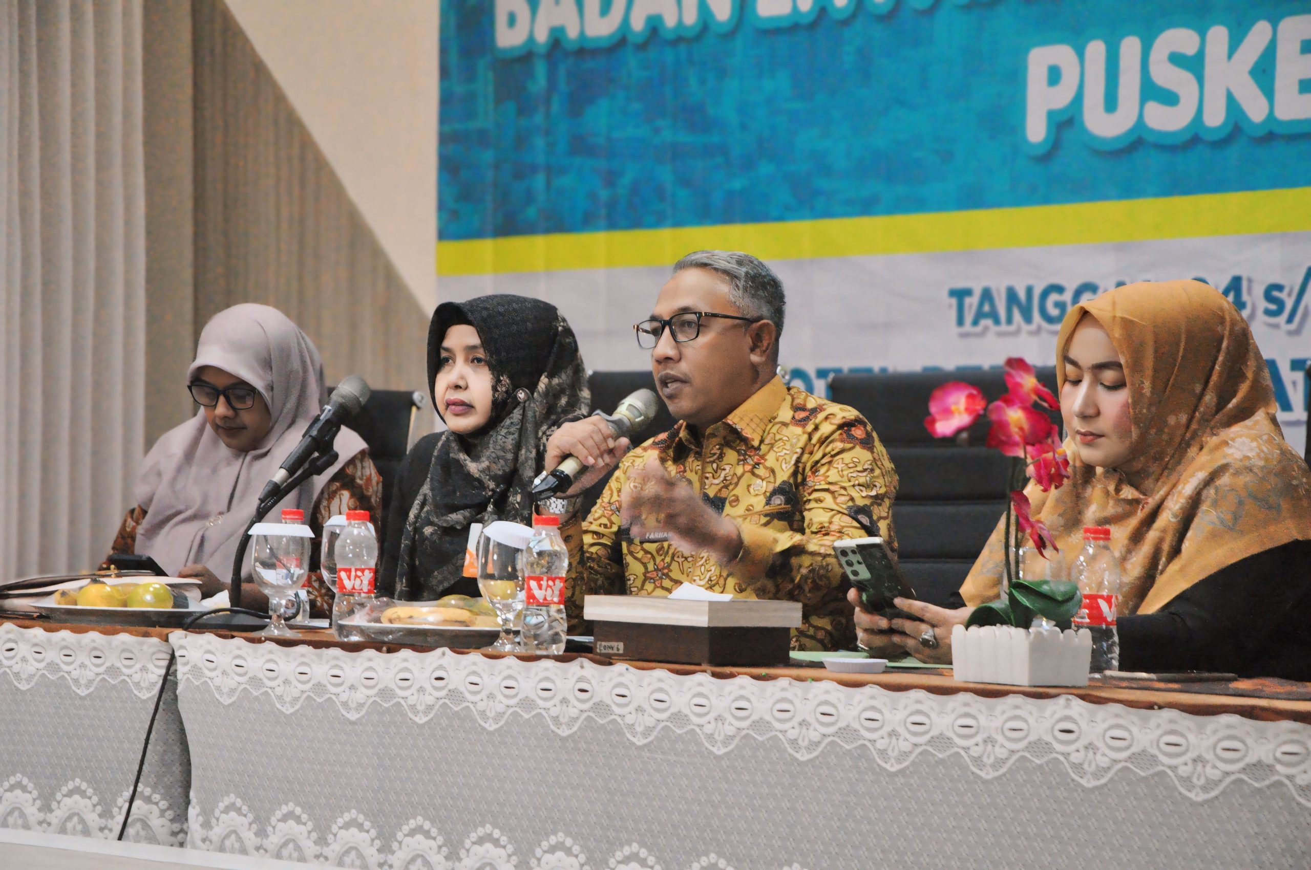 Dinkes Aceh Besar Gelar Pertemuan Persiapan dan Evaluasi BLUD Puskesmas