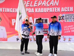 Pj Bupati Lepas 300 Atlet Kontingen Popda XVII Aceh Besar