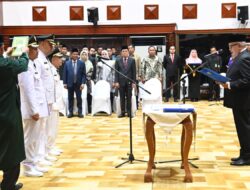 Lantik Tiga Pj Bupati, Pj Gubernur Aceh Ingatkan Kesuksesan Penyelenggaraan PON dan Pilkada