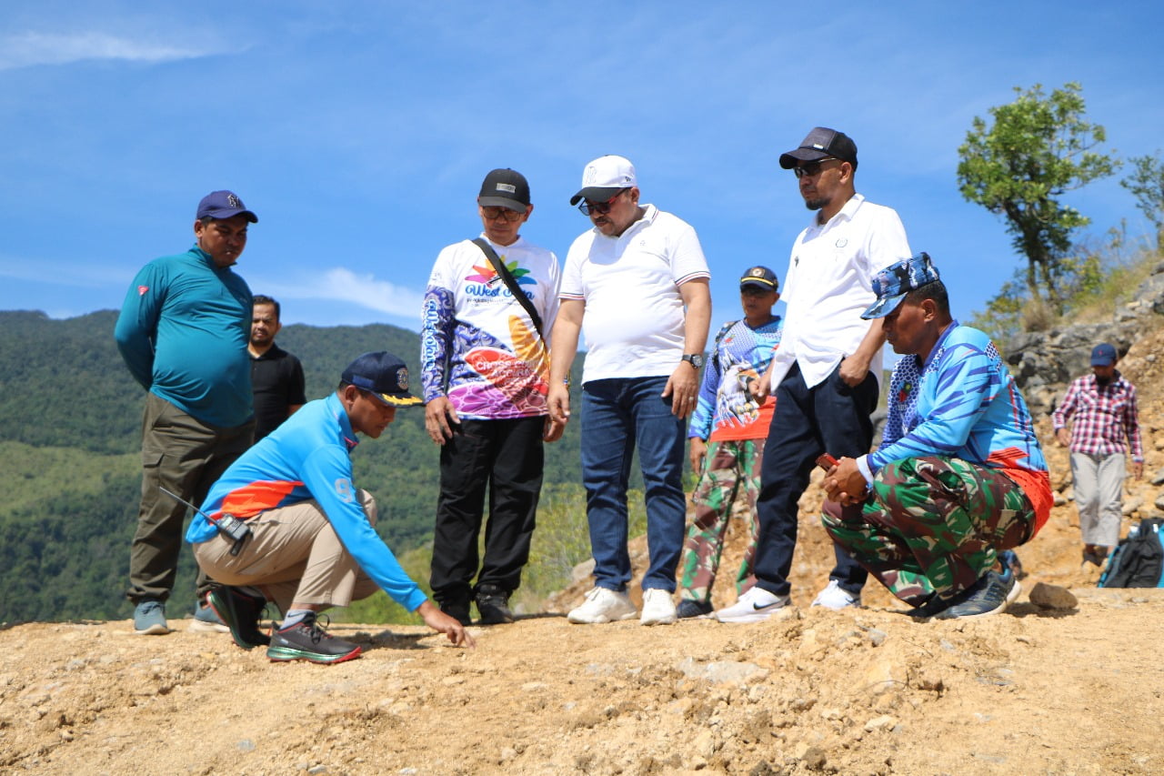 Danlanud SIM Tinjau Kesiapan Venue Paralayang PON XXI di Bukit Sibreh