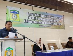 Bappeda Aceh Besar Gelar Rakor Penyusunan Profil Pembangunan Daerah