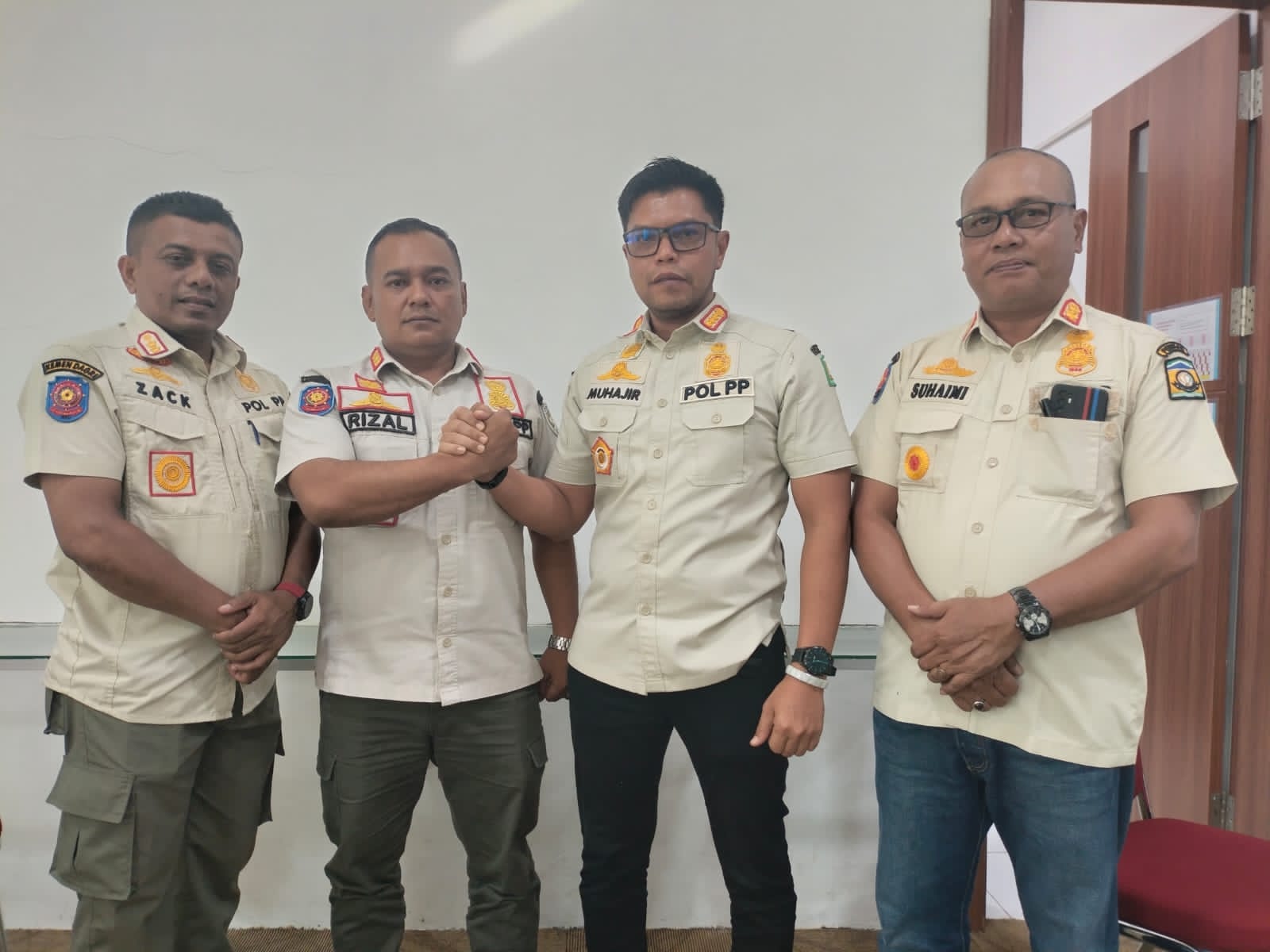 Jelang PON, Satpol PP dan WH Aceh Besar dan Kota Banda Aceh Perkuat Kerjasama