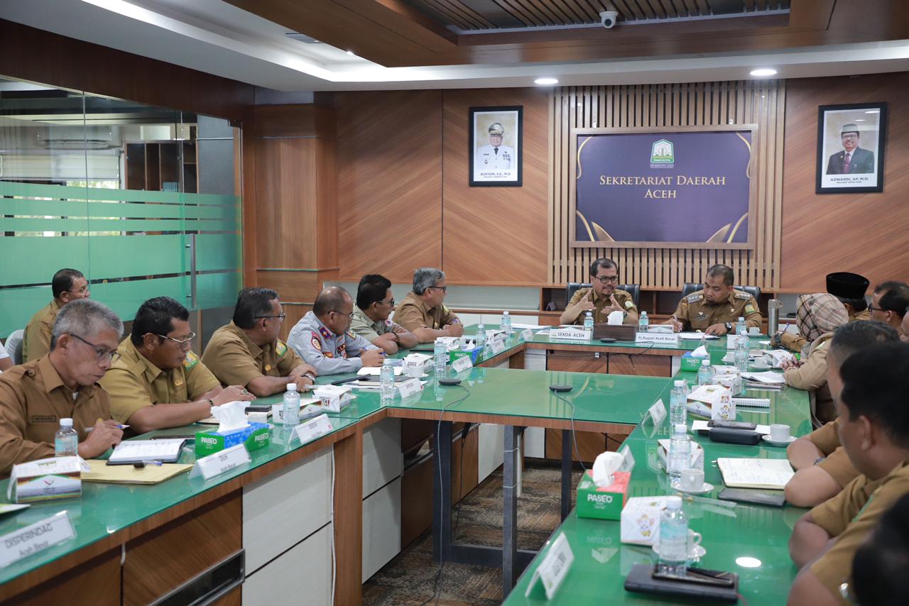 Pj Bupati Aceh Besar Hadiri Rakor Persiapan PON ke-21 Aceh-Sumut