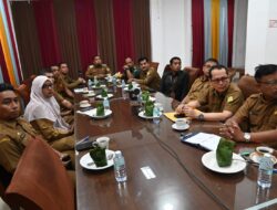 Pj Bupati Aceh Besar Ikuti Zoom Meeting Rakor Pengendalian Inflasi