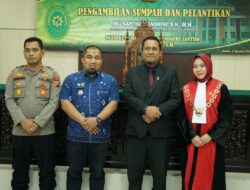 Pj Bupati Iswanto Ucapkan Selamat Untuk Wakil Ketua PN Jantho yang Baru