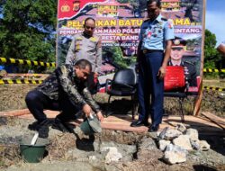Pj Bupati Iswanto Letakkan Batu Pertama Pembangunan Mapolsek Blang Bintang