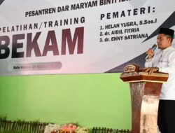 Kadisdik Dayah Aceh Besar Buka Pelatihan Bekam untuk Santriwati di Ponpes Dar Maryam Binti Ibrahim