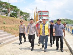 Sekda Sulaimi Dampingi Karobinops Sops Mabes Polri Tinjau Venue PON XXI Cabor Dayung dan Kurash