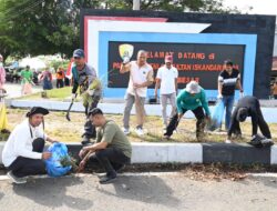 Jelang PON XXI 2024, Pemkab Aceh Besar Gelar 1 Jam Pungut Sampah di Kawasan Bandara SIM